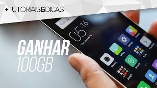 Como GANHAR 100GB de ESPAÇO no seu CELULAR  Atualizado 2017 [upl. by Azne]