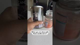 ♻️ Reused of candle jars yankeecandle auraofsoul diy candleholder reels reelsvideo [upl. by Atik763]