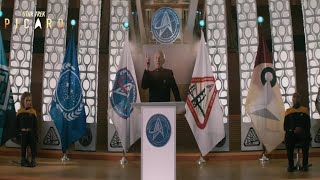 Picards speech • First Romulan in Starfleet  Star Trek Picard Season 2 Episode 1 [upl. by Eetnod]