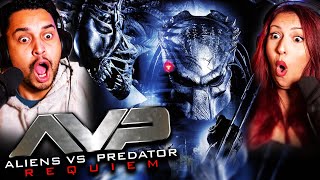 ALIENS VS PREDATOR REQUIEM 2007 MOVIE REACTION  PREDALIEN  FIRST TIME WATCHING  REVIEW [upl. by Granoff]