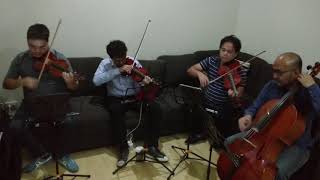 Versace on the Floor by Bruno Mars  string quartet  String Fusion cover rehearsal  Manila [upl. by Alamak]