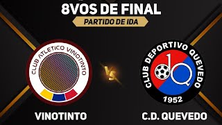 VINOTINTO VS DEPORTIVO QUEVEDO EN VIVO [upl. by Nlycaj]