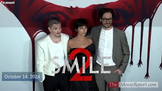 SMILE 2 premiere Naomi Scott Kyle Gallner Parker Finn amp cast interviews  October 14 2024 4K [upl. by Charmine263]