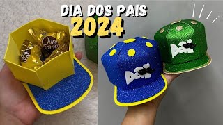 Boné porta em eva bombons para o dia dos pais 2024 [upl. by Londoner933]