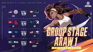 PH Honor of Kings Invitational Season 2 Group Stage Day 1  Bagong Kabanata [upl. by Lanta]