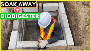 How to construct a biodigester and connect to a soakaway pit [upl. by Ennaylime49]