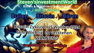 Bitcoin Zyklus💥 US Wahlen 2024 ⚠️was niemand beachtet🤔 The Graph Analyse🚀Investment Tipps🚀 [upl. by Llain917]