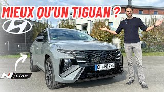 Essai du Hyundai Tucson NLine 2024 restylé [upl. by Rehtaef]