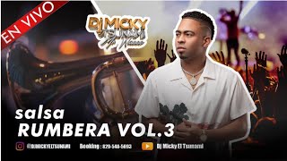 SALSA RUMBERAS MIX VOL3  DJ MICKY EL TSUNAMI [upl. by Yerfoeg258]