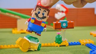 LEGO Super Mario Starter Course  Piranha Plant Power Slide Expansion  Desert Pokey Expansion Set [upl. by Yaker]