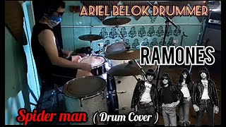 🚨 Ramones  Spider Man   Drum Cover [upl. by Anastassia562]