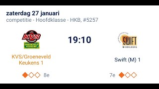 KVSGroeneveld keukens 1 – SwiftM 1  27012024  1910 uur [upl. by Kellby]