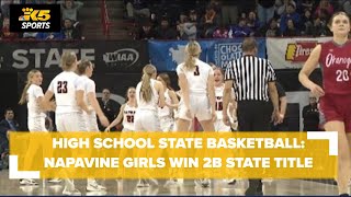 HS Girls State Basketball Final Okanogan vs Napavine [upl. by Ellinej]