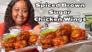 Spiced brown sugar bbq wings [upl. by Rockey]