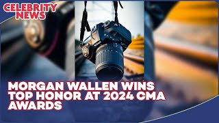 Morgan Wallen Wins Entertainer of the Year at 2024 CMAs [upl. by Minabe]