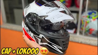 Capacete Norisk ff302 Soul [upl. by Atsiuqal]