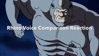 Rhino Voice Comparison Reaction [upl. by Nolrev483]