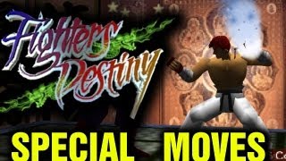 Fighters Destiny Every Special Super Move N64 [upl. by Ajed174]