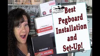 Best Pegboard Installation and Setup [upl. by Eelarual]