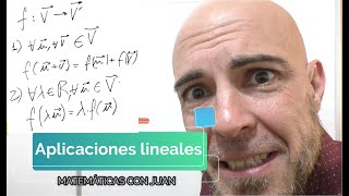 CUÁNDO UNA APLICACIÓN ES LINEAL Ejercicios resueltos [upl. by Netsriik701]