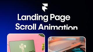 Framer Landing Page Animation Tutorial Text Scroll and Infinite Horizontal Loop Animation [upl. by Eugeniusz196]