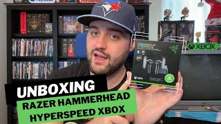 New Razer Hammerhead Hyperspeed Xbox Edition Unboxing [upl. by Rabelais]