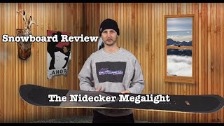 The Nidecker Megalight Snowboard Review [upl. by Ettelrac]