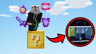 Minecraft ama Tek Blok ŞANS BLOKLARI [upl. by Inattyrb]