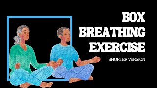 BOX BREATHING  SHORTER VERSION  meditation boxbreathing mindfulness [upl. by Senn]