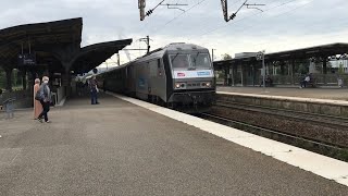 AMAZING CORAIL COACHES AND BB26000 AT 200KMH SNCF TER200 trip report Saint LouisColmar [upl. by Adeline615]