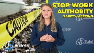 Empowering Safety Understanding Stop Work Authority 💡🚫 [upl. by Corrina]