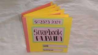 4 SIMPLE AND EASY SCRAPBOOK DESIGN SCHOOL PROJECT [upl. by Arekat]