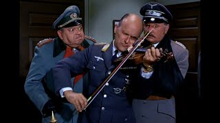 Klinks Untimely Violin Playing Enrages Burkhalter  Hogans Heroes  1970 [upl. by Radloff747]