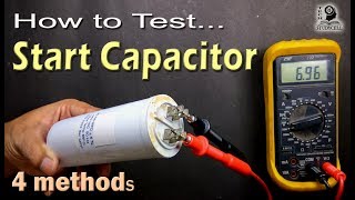 How to Test Motor Start and Motor Run AC Capacitor of ac fan and compressor [upl. by Moody724]