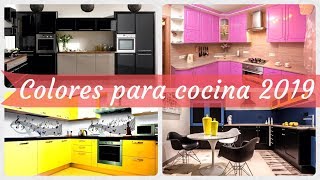 100 Ideas de 👩‍🍳 colores para cocina modernas 2019 [upl. by Shepard]