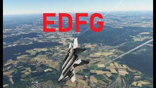 Flight around Gelnhausen with Mig 29 Russian Airforce [upl. by Pris]