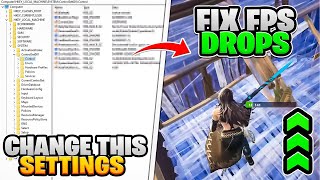 How To Fix Stutters amp Freezes in Fortnite ✅ Easy FPS Drops Fix [upl. by Aridatha]