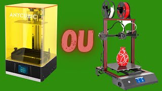 IMPRIMANTE 3D RESINE OU FDM LAQUELLE CHOISIR [upl. by Bennion]