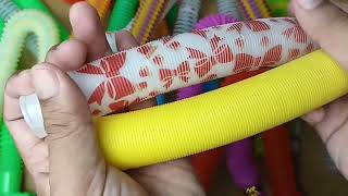 🥇 DONT ❎ So Satisfying ASMR Double Pop tube Toy Make Noise 🌈 🏹 🧧 [upl. by Adiraf855]