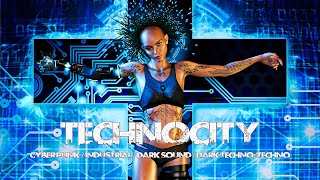 Dark Techno  Midtempo Mix  Cyberpunk Music  ROBING  TECHNOCITY [upl. by Sined]