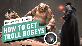 Hogwarts Legacy How to Get Troll Bogeys and Defeat Trolls [upl. by Rekoob]