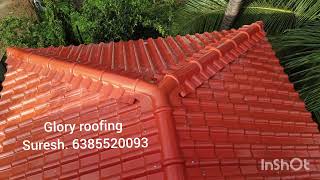 Kerala modern roofing Upvc dial roofTamilconstruction ramnadu [upl. by Elimac]