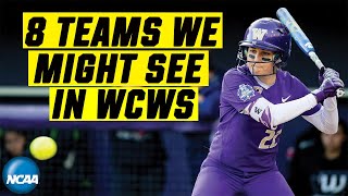 College softball Wayearly predictions for 8 teams we might see in Oklahoma [upl. by Yerahcaz]