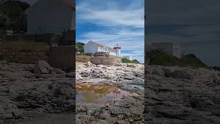 Pula beach at the lighthouse TravelwithHugoF pula croatia travelshorts [upl. by Sillad]