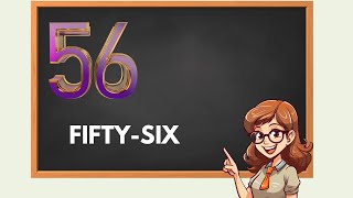 Learn Numbers 51 to 60 with Spellings  Fun Educational Video for Kids [upl. by Swayder]