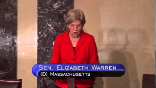 Senator Elizabeth Warren floor speech honoring Boston Mayor Tom Menino [upl. by Lars]