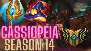 CASSIOPEIA SEASON 14 is BROKEN IN the MID LANE with new items  LEAGUE OF LEGENDS [upl. by Remmer]