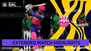 Extended Highlights  Barbados Royals vs St Kitts and Nevis Patriots  CPL 2024 [upl. by Arel]