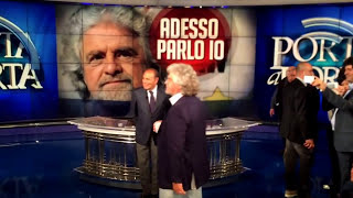 Esclusiva Grillo in Rai dopo 21 anni ecco cosa dice fuori onda [upl. by Osnofedli]