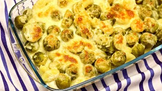 Der Rosenkohlauflauf ist so lecker dass ich den fast jeden Tag mache Rosenkohl Gratin mit Gnocchi [upl. by Leina]